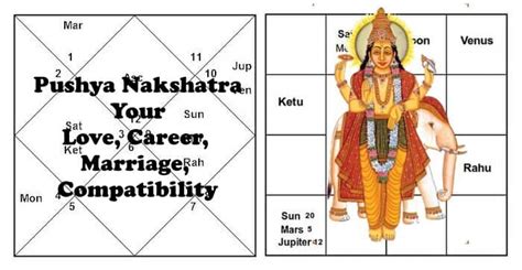 Personality traits of natives born under the nourishing influence of Pushya nakshatra include energized zeal to expand, care and protect. . Pushya nakshatra marriage life